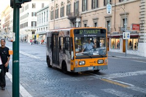 Bus strike Rome