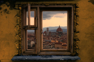 A Room with a View movie - Florence, Italy 