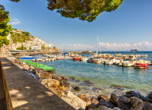 Amalfi Coast fall shore