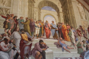 Raphael painting The School of Athens