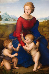Raphael painting La belle jardinière 