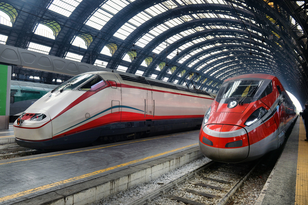 leonardo express train from Fiumicino to Rome
