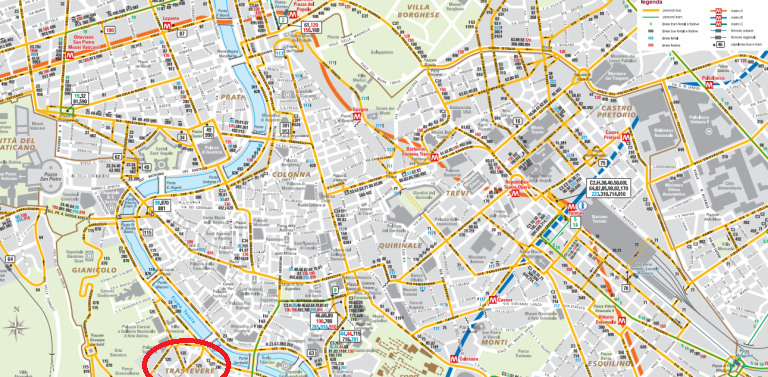 How to get to Trastevere