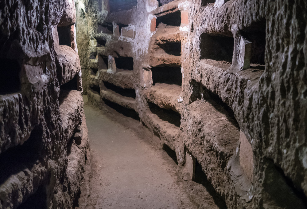 rome catacombs night tour