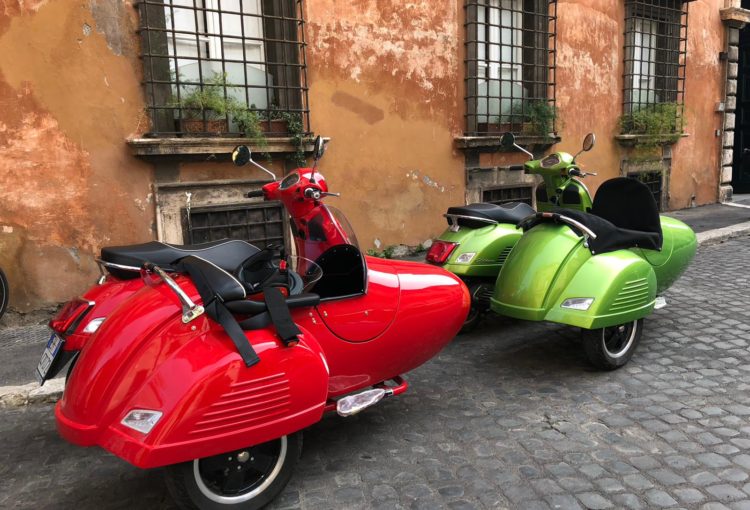 Vespa Sidecar Tour Vespa Tour Rome Livitaly Tours